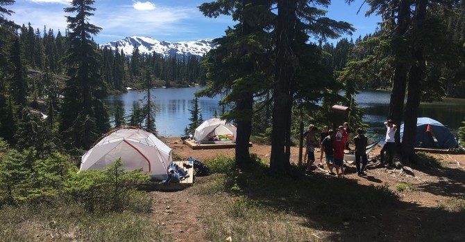 Outdoor Ed. class has final exam in the backcountry image