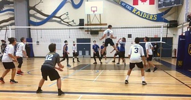 Sr. boys volleyball team set sights on Provincials image