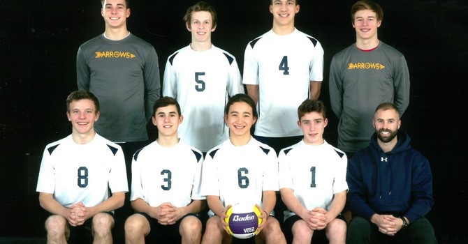 Sr. Boys finish 12th in first-ever provincial volleyball tournament! image